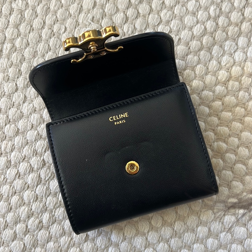 Celine small flap triomphe wallet - Picture 2 of 5